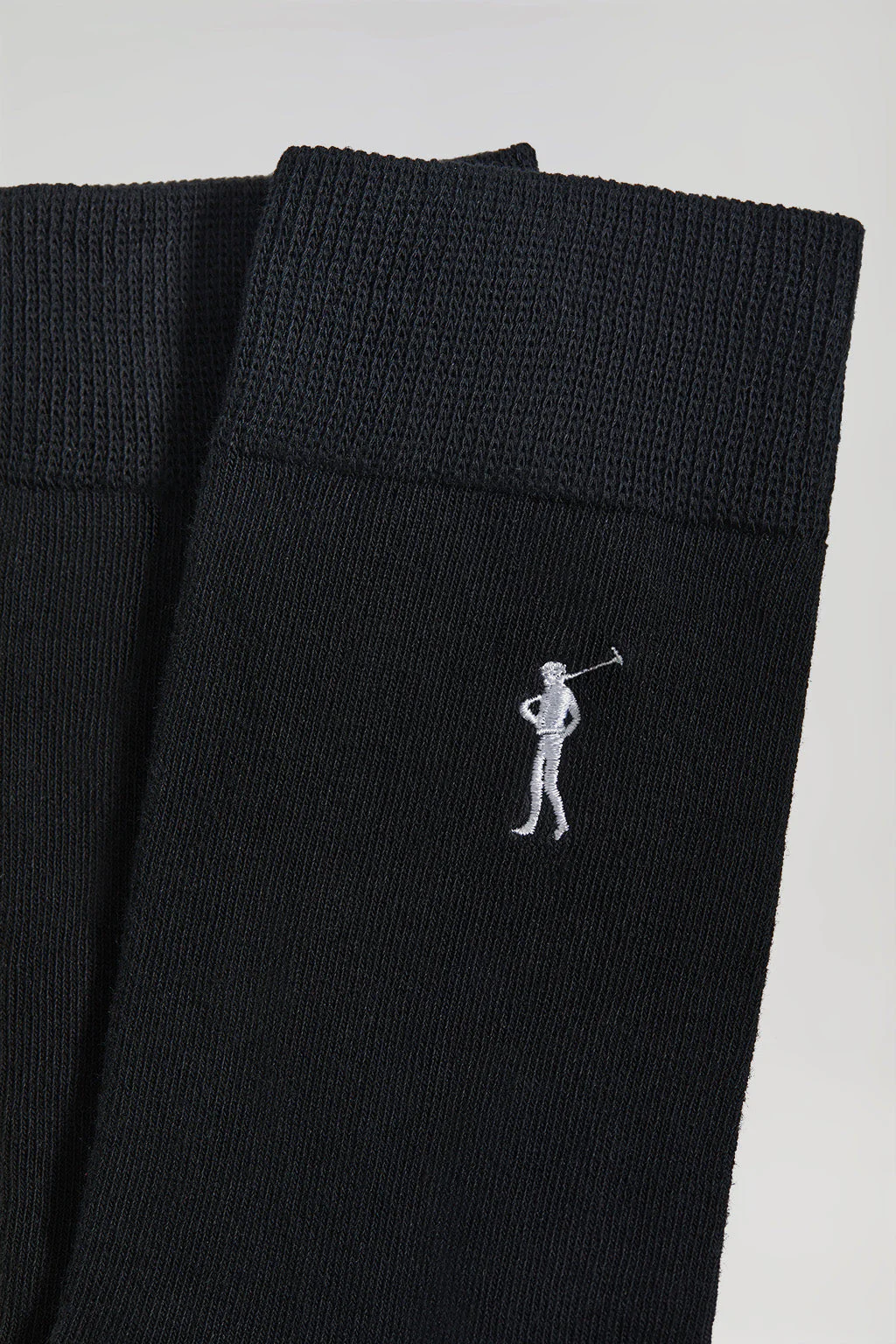 2 Pair pack of black socks with Rigby Go logo - Image 4