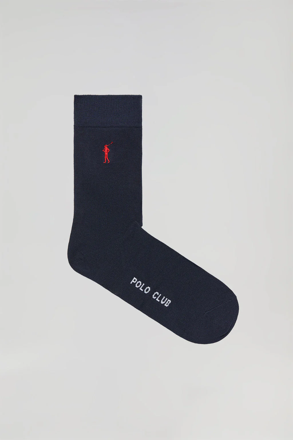2 Pair pack of navy blue socks with Rigby Go logo - Image 2