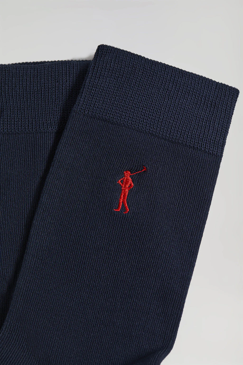 2 Pair pack of navy blue socks with Rigby Go logo - Image 4