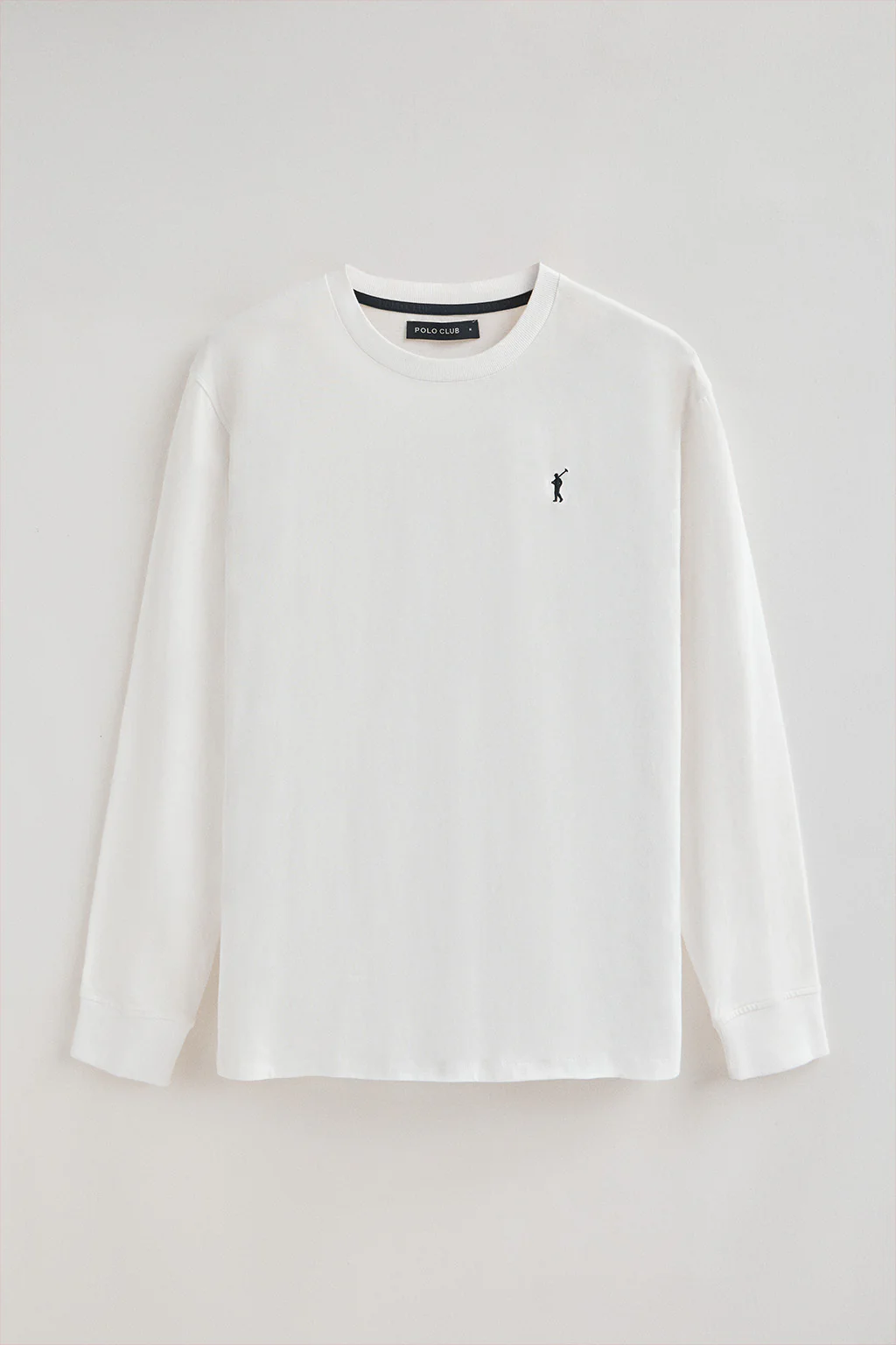 Men’s 2-pack long-sleeve T-shirts in white and black with Rigby Go embroidery - Image 2