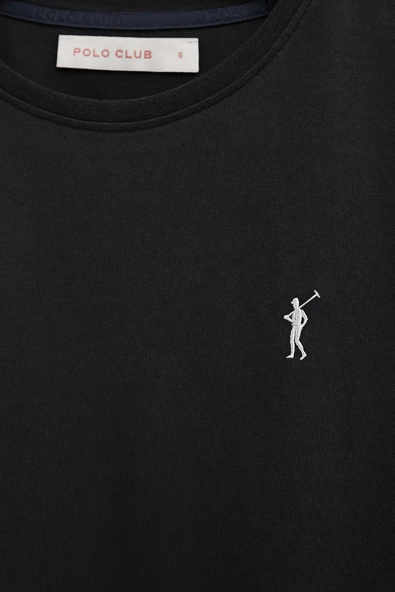 Women’s 2-pack T-shirts in black and white with short sleeves, round neck and Rigby Go embroidery - Image 6