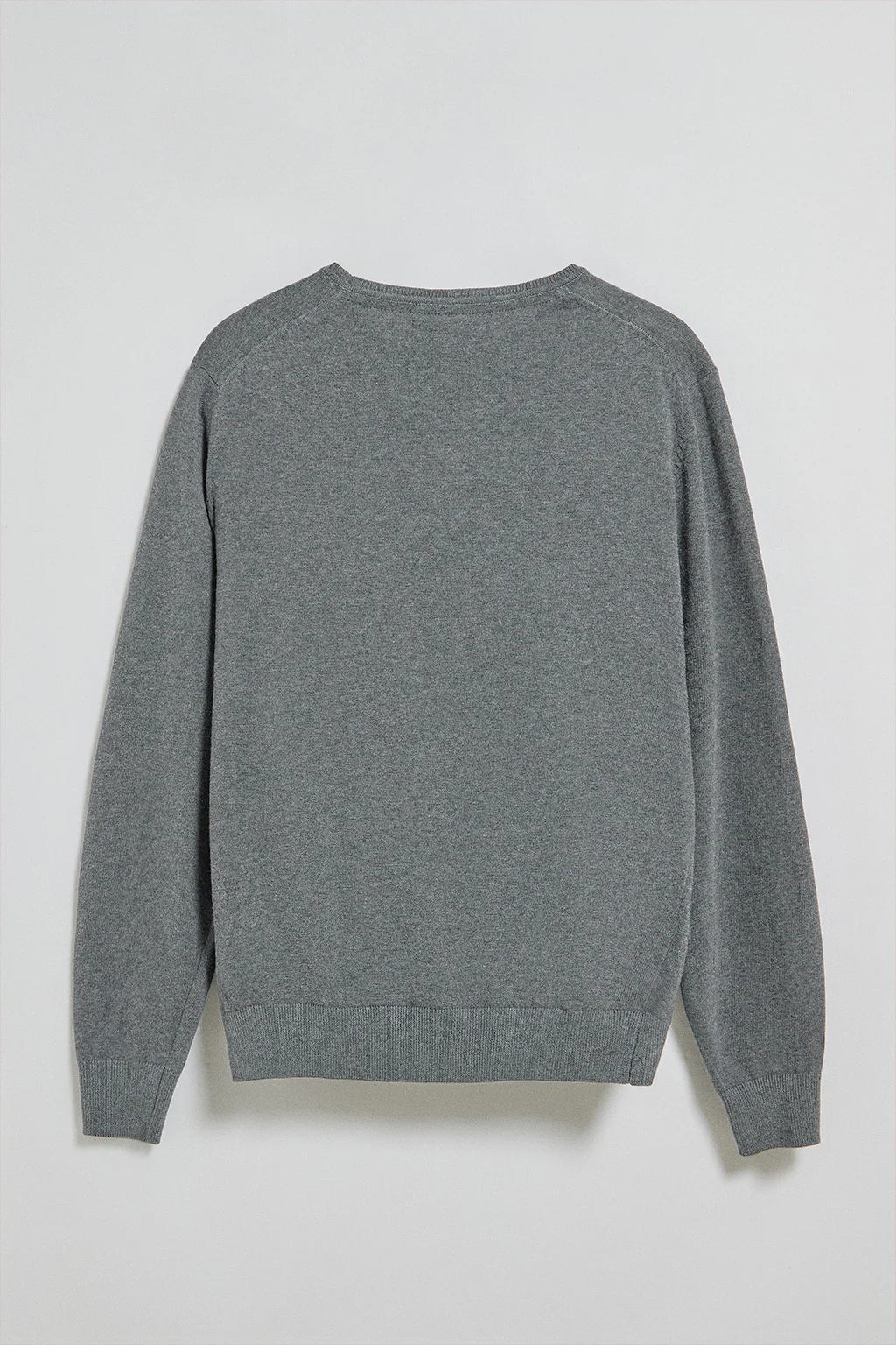 Round-neck knit jumper with Rigby Go embroidery 2 pack (black and grey marl) - Image 3