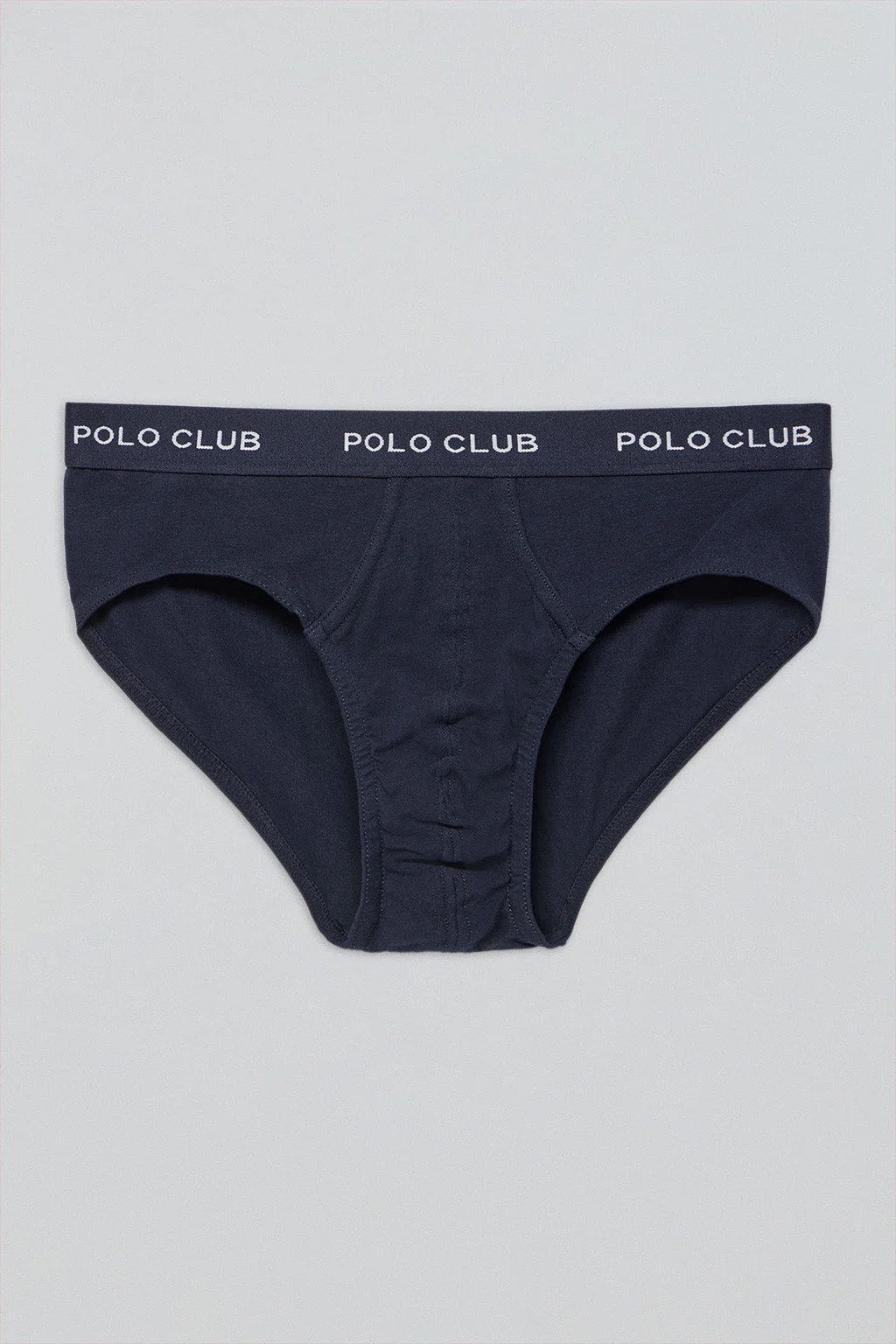 Navy-blue briefs with Polo Club detail 2 pack - Image 3