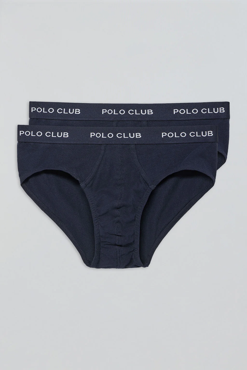 Navy-blue briefs with Polo Club detail 2 pack - Image 4