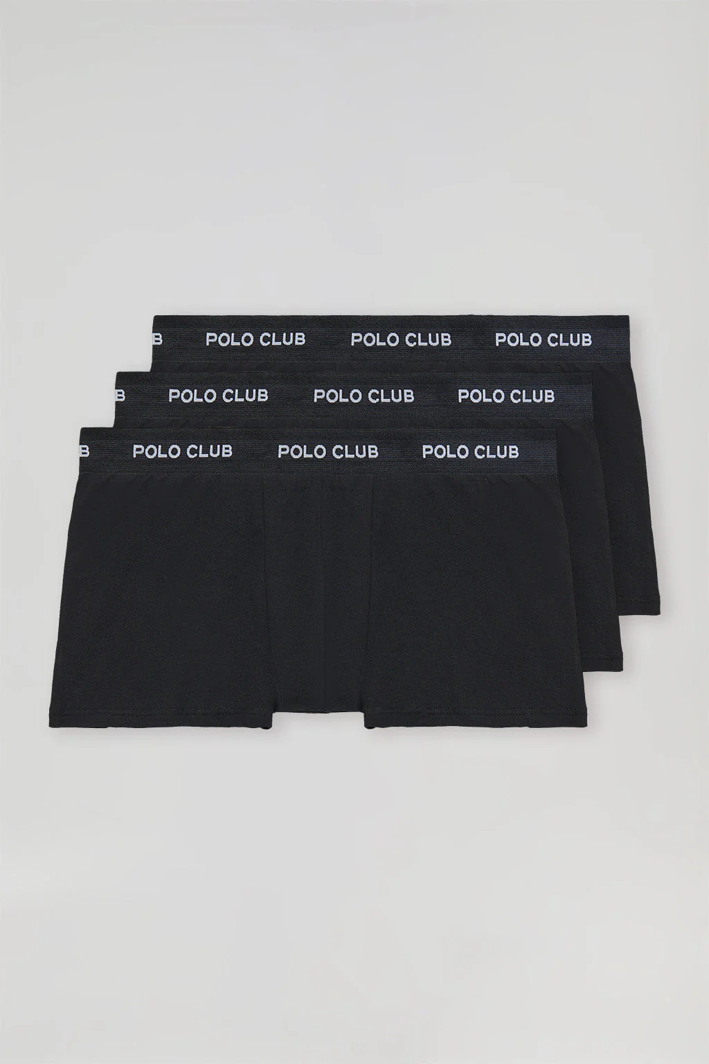 3 Pack of black boxers with Polo Club logo - Image 4