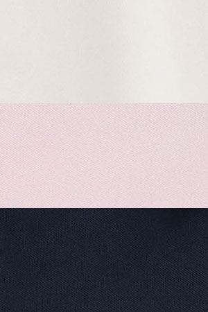 Women’s 3-pack polo shirts in navy blue, pink and nude with short sleeves, slim fit and Rigby Go embroidery - Image 13