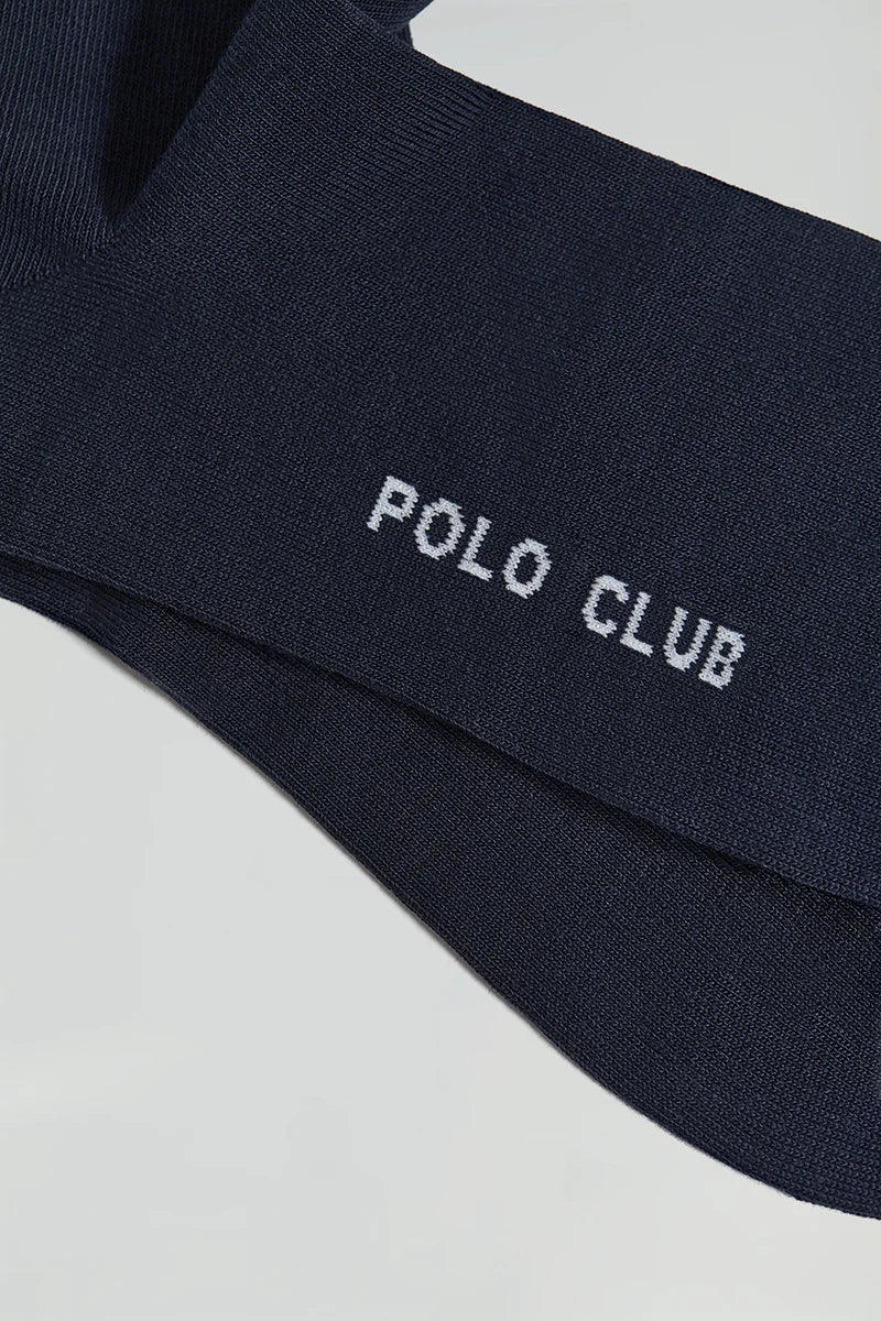 Men’s 3-pack navy-blue socks with Rigby Go logo - Image 5