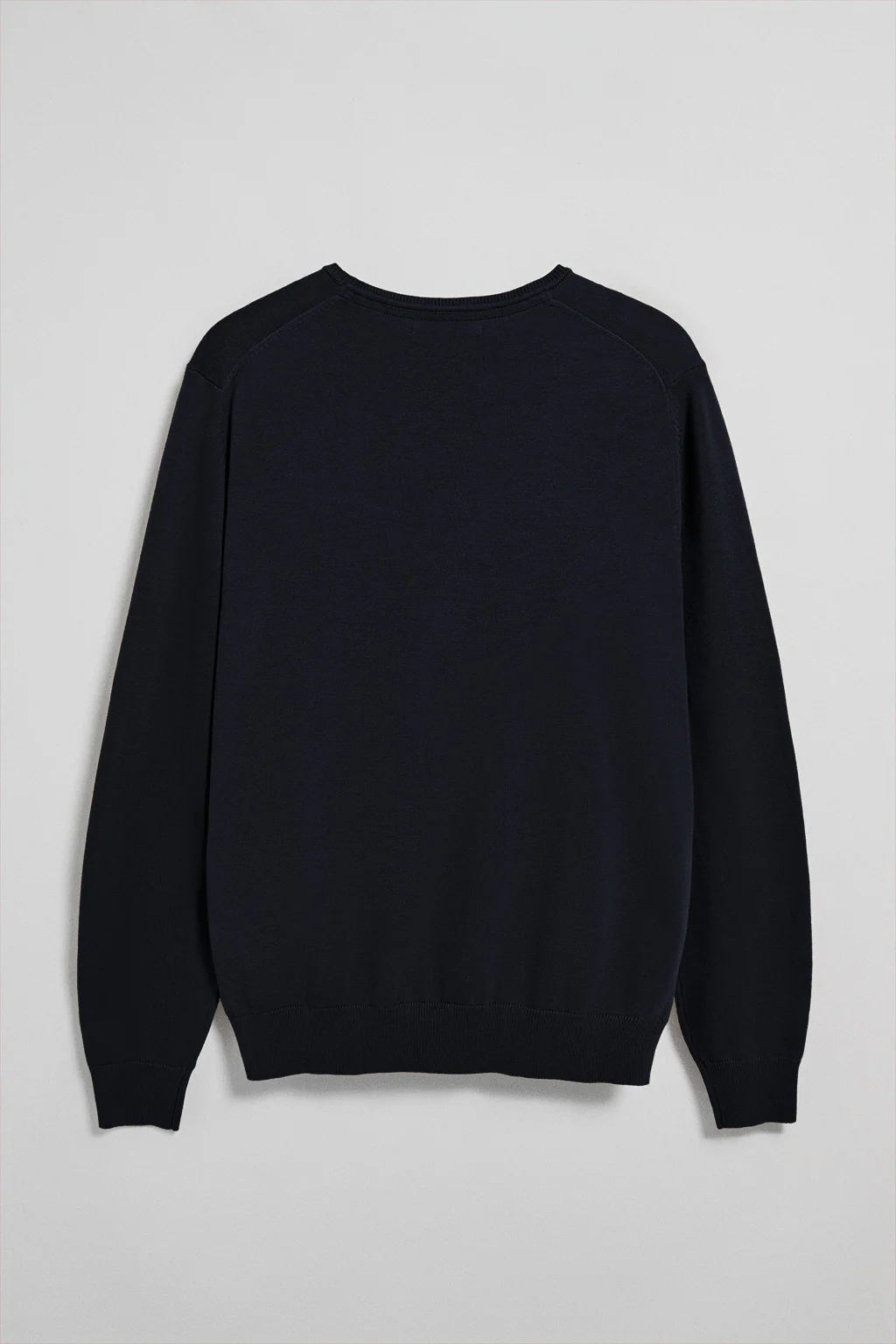 Round-neck knit jumper with Rigby Go embroidery 3 pack (navy blue, black and grey marl) - Image 6