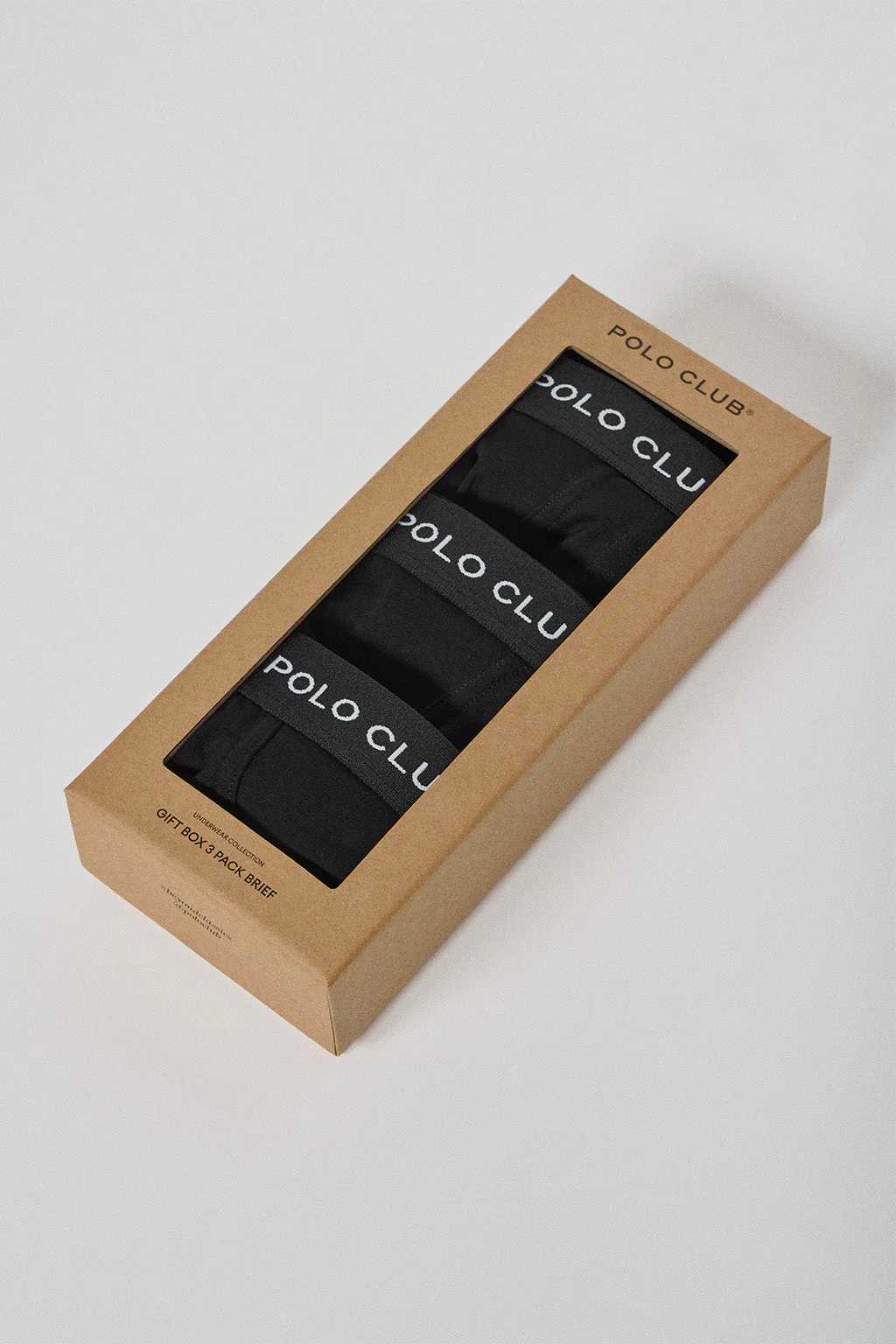 Black briefs with Polo Club detail 3 pack - Image 4