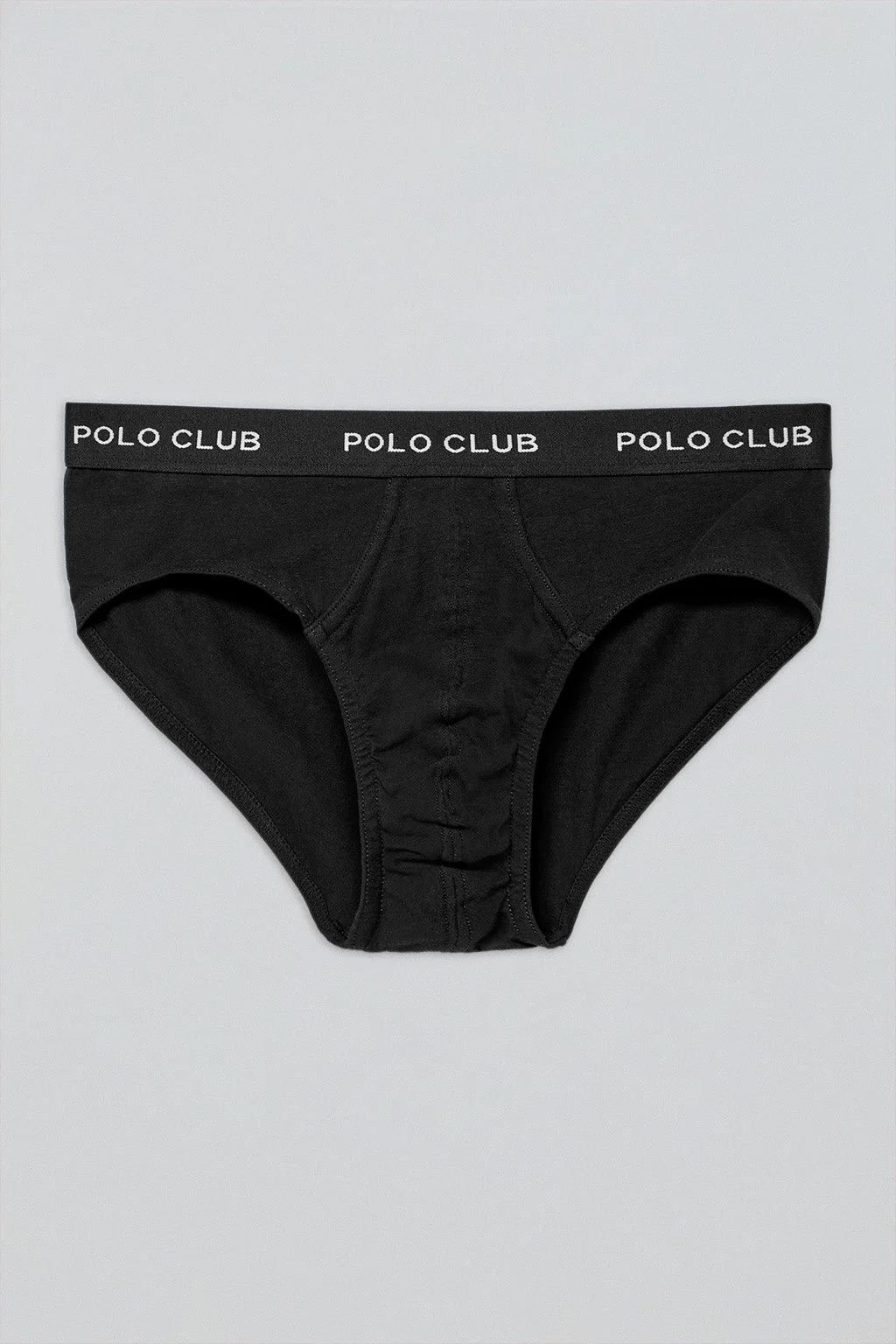 Briefs with Polo Club detail 3 pack (black, grey and white) - Image 5