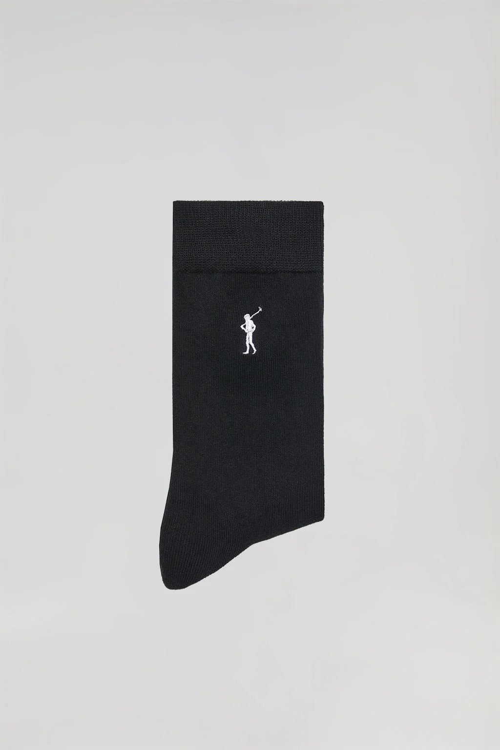 5 Pair pack of black socks with Rigby Go logo - Image 3