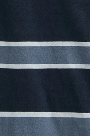 Denim-blue rugby polo shirt with Polo Club patch - Image 9