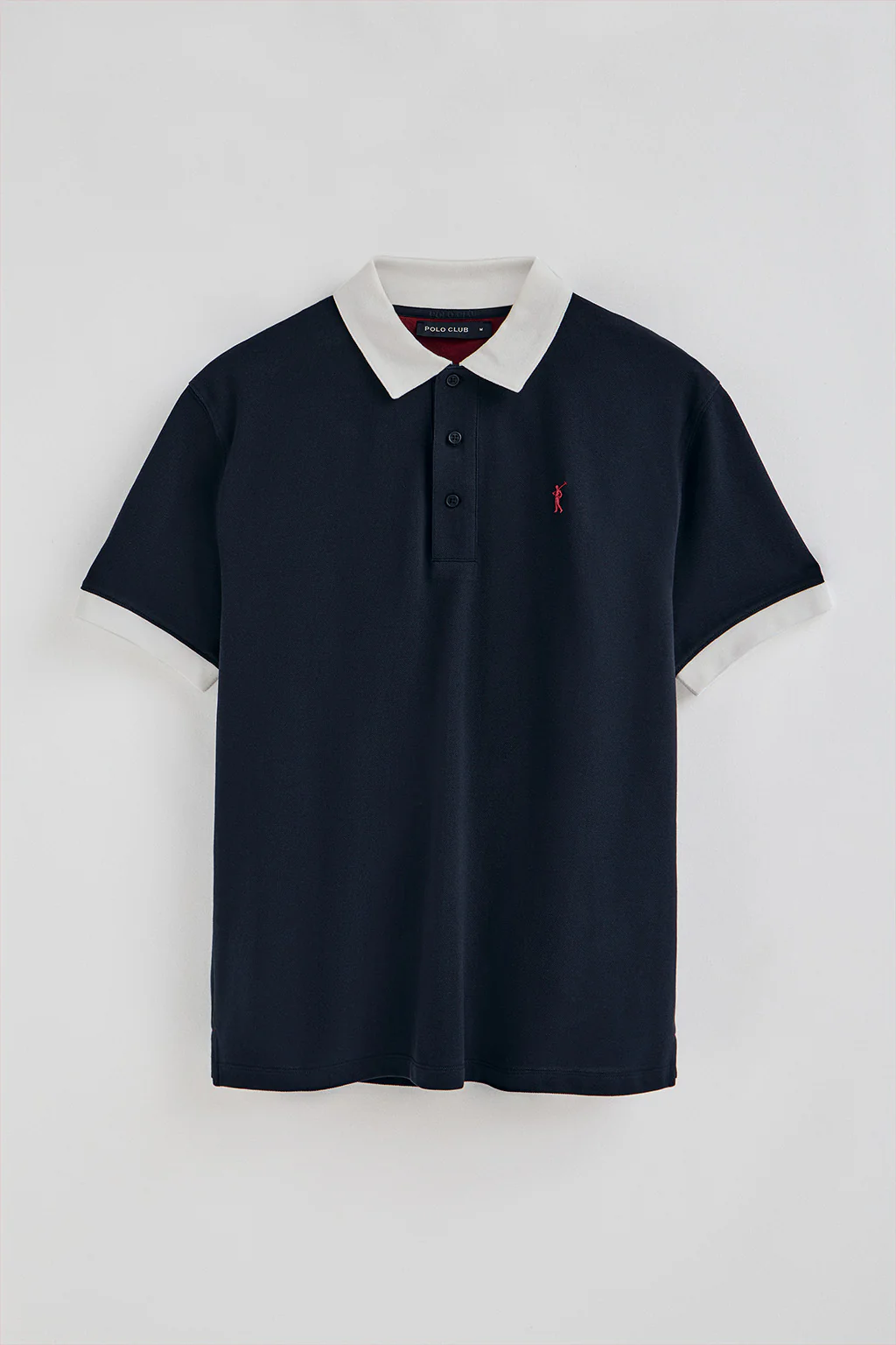 Navy-blue short-sleeve polo shirt Dareh with Rigby Go embroidery - Image 7