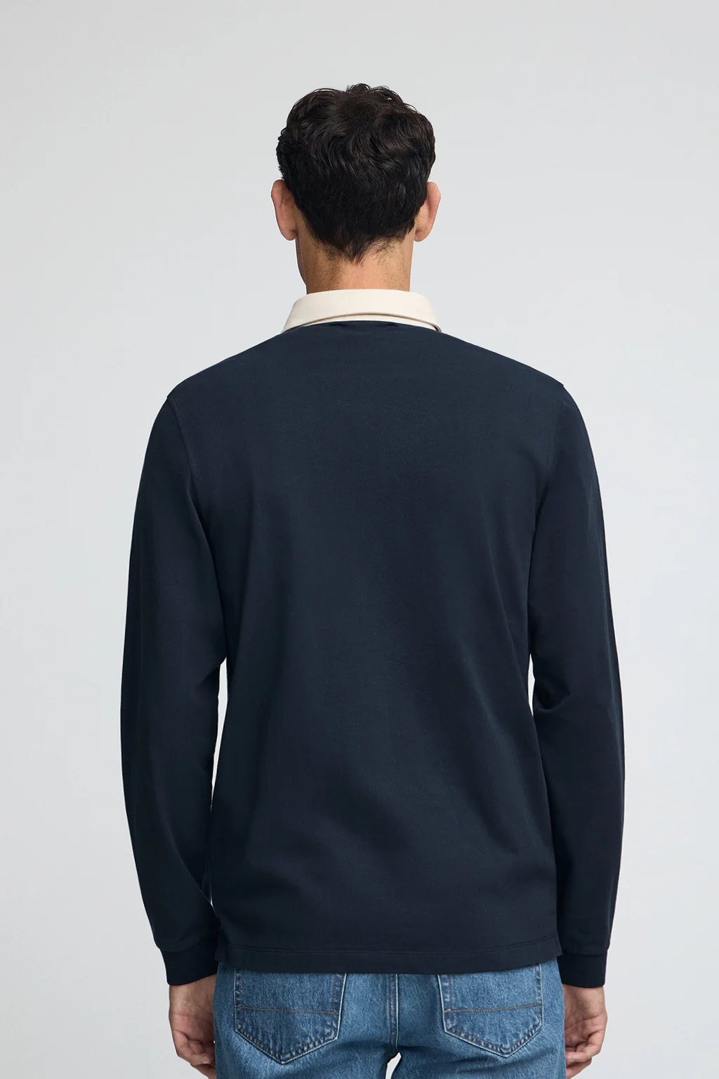 Navy-blue polo shirt Daviero with Polo Club embroidery - Image 5