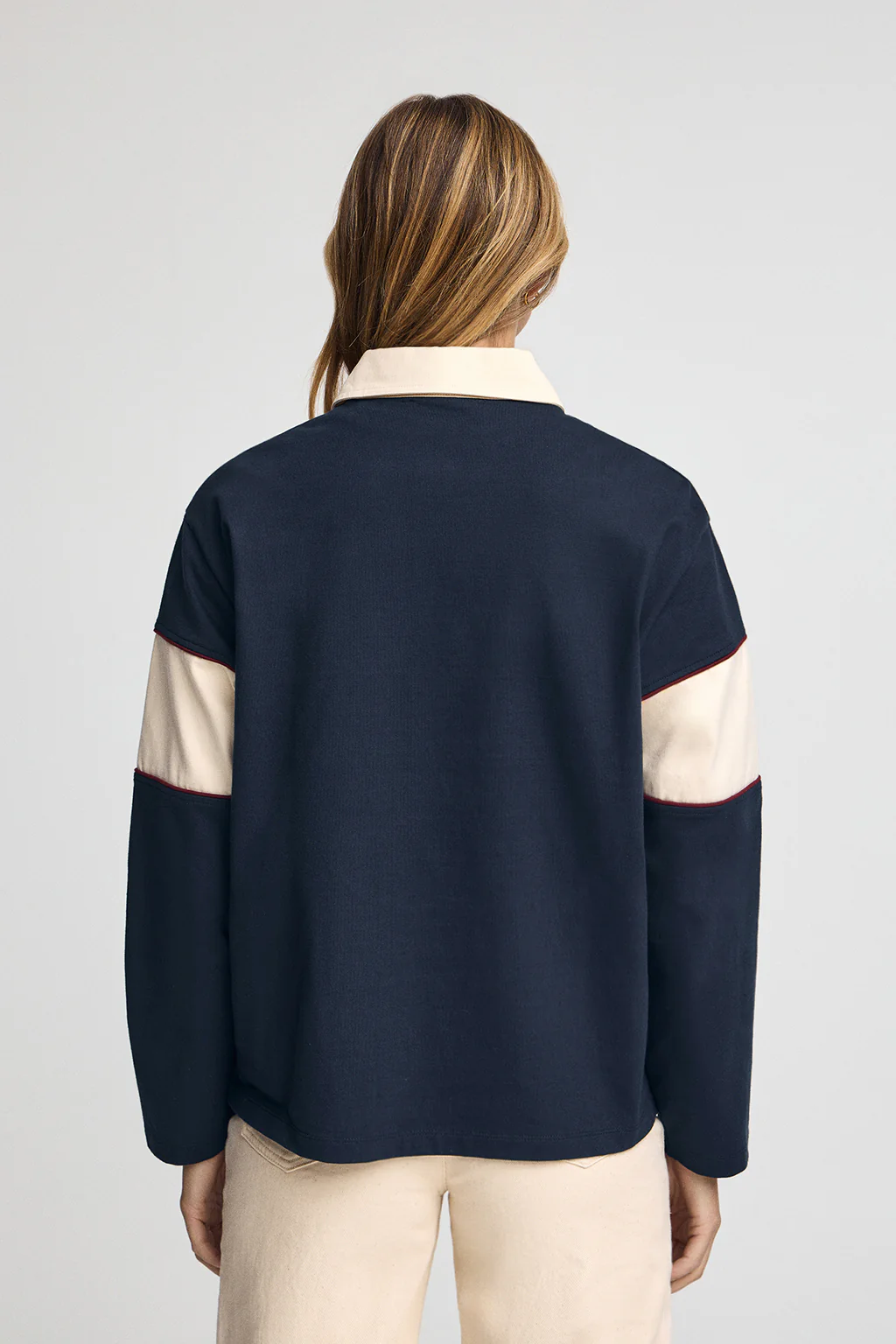 Navy-blue polo shirt Lis with Polo Club embroidery - Image 5