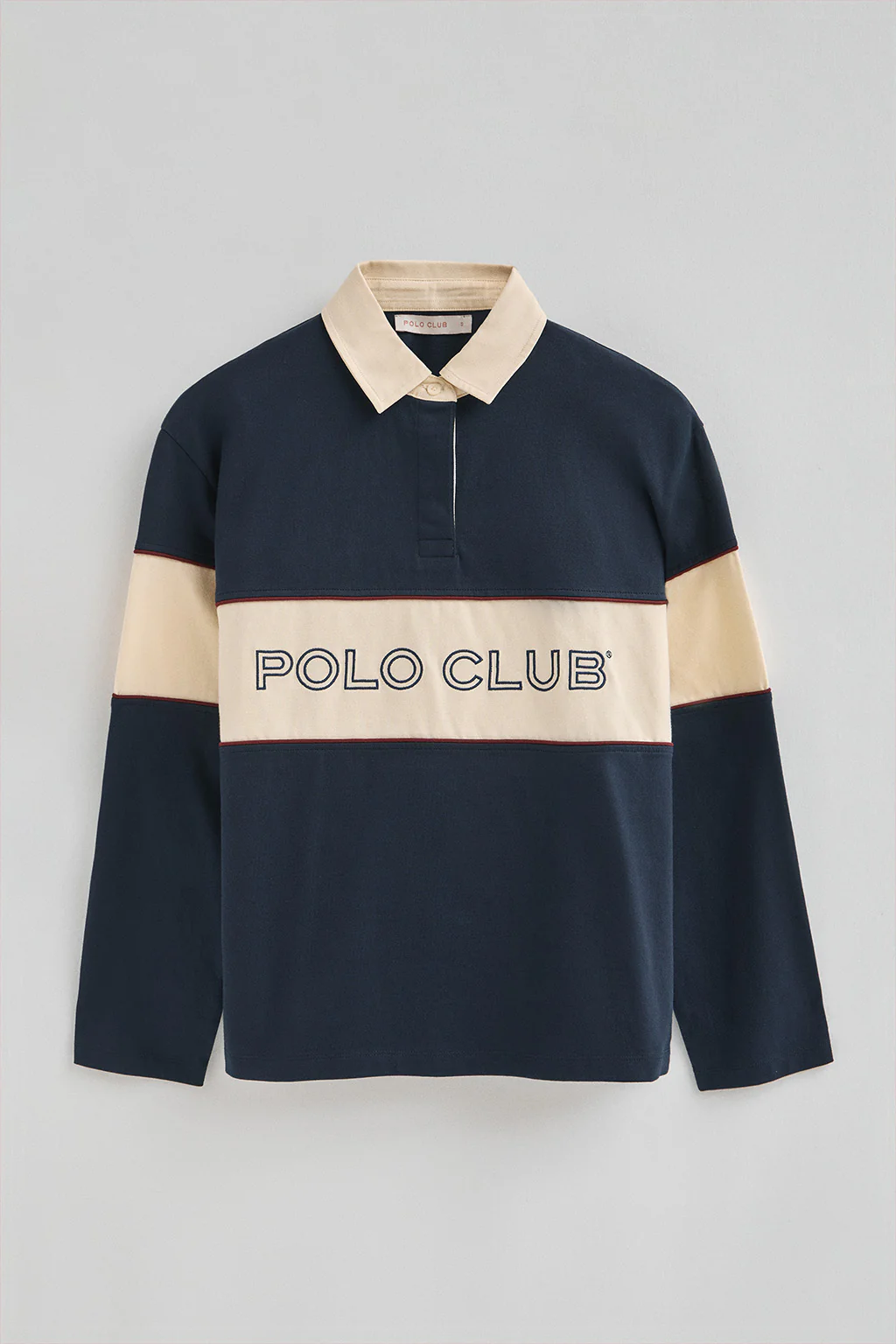 Navy-blue polo shirt Lis with Polo Club embroidery - Image 6