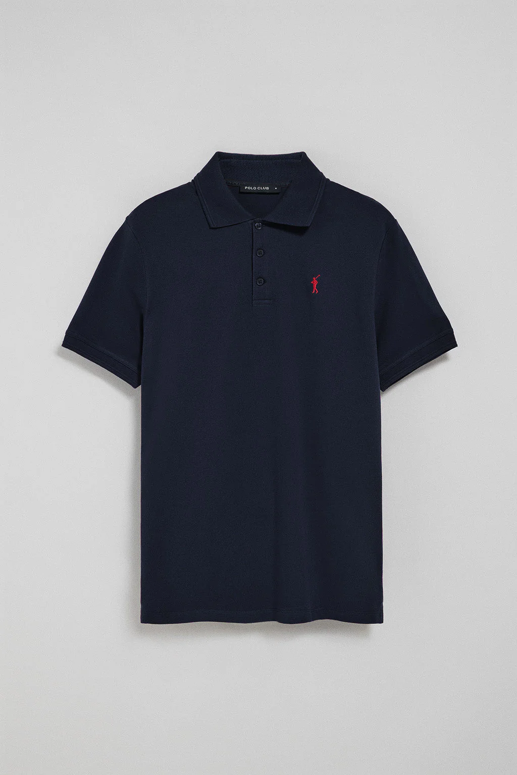 Polo shirt with three buttons and Rigby Go logo 2 pack (blue and white) - Image 5