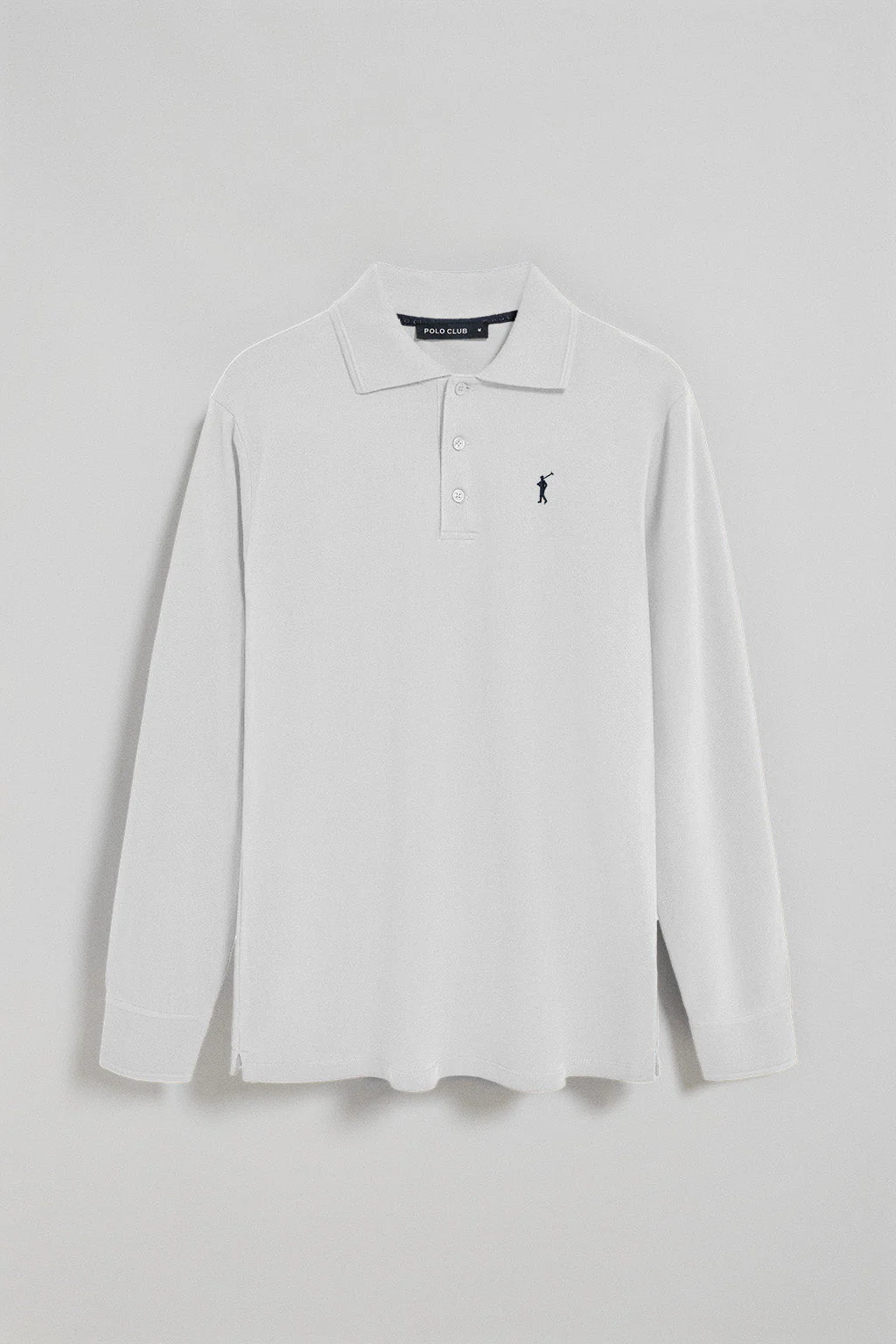 Long-sleeve polo shirt with Rigby Go logo 2 pack (navy blue and white) - Image 2