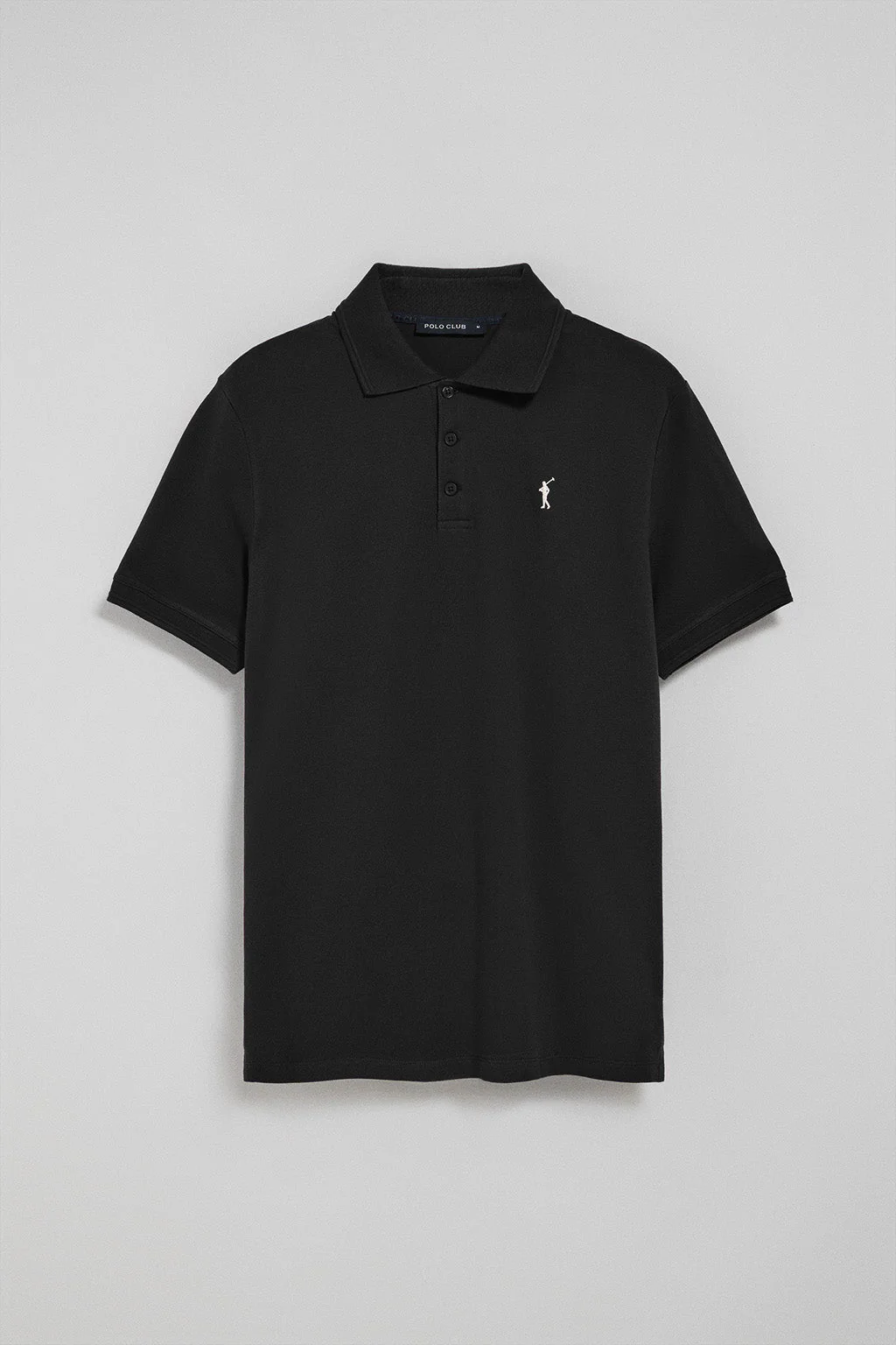 Polo shirt with three buttons and Rigby Go logo 3 pack (black, navy blue and white) - Image 8