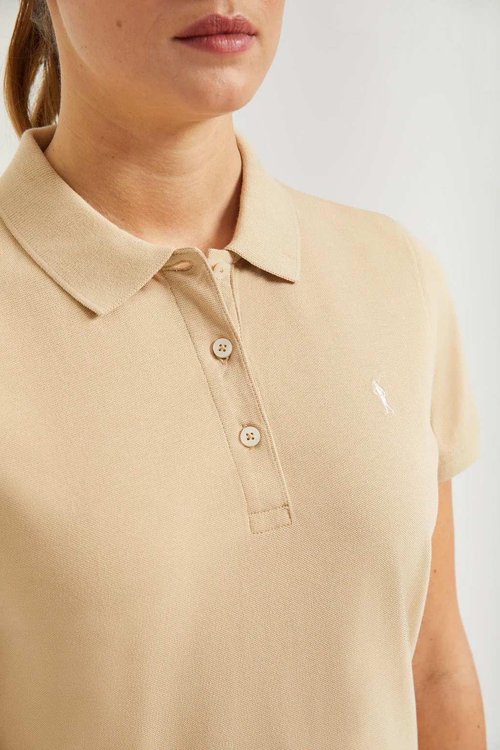 Sandy short-sleeve pique polo shirt with Rigby Go logo - Image 4