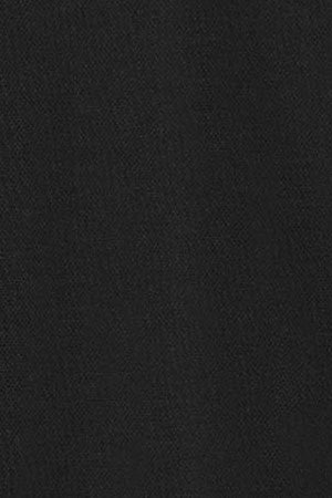 Black buttonless polo shirt Pascal with embroidered monogram - Image 9