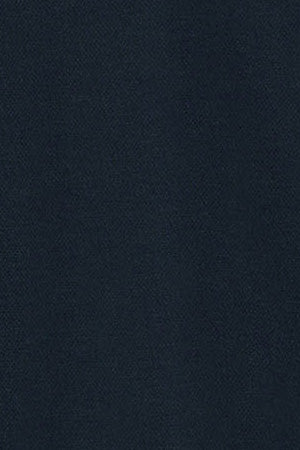 Navy-blue buttonless polo shirt Pascal with embroidered monogram - Image 10