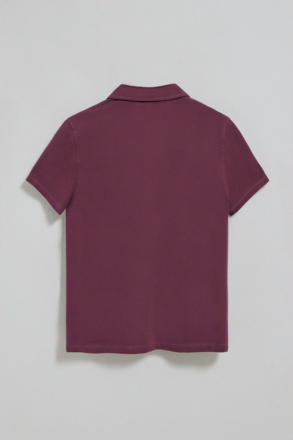 Plum five-button polo shirt Pereira with Rigby Go embroidery - Image 7