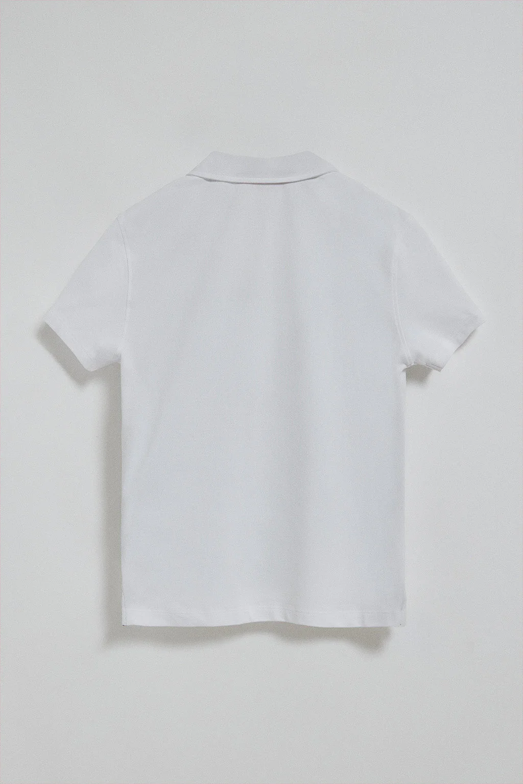 White five-button polo shirt Pereira with Rigby Go embroidery - Image 7
