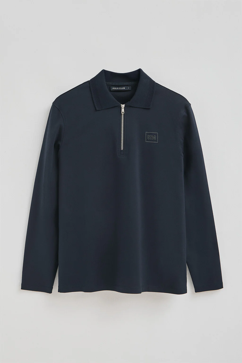 Navy-blue polo shirt Peter with Polo Club rubber patch - Image 6