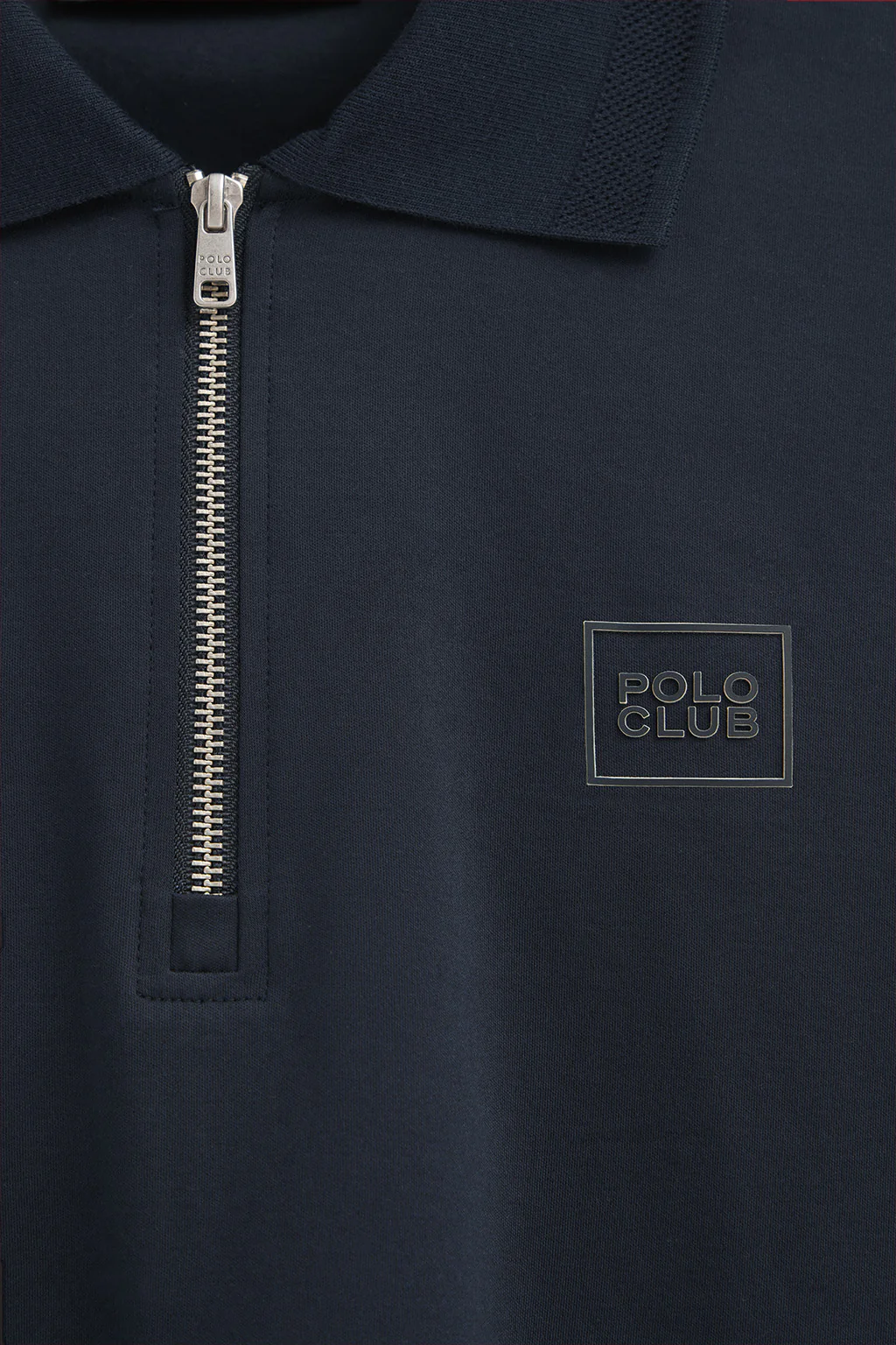 Navy-blue polo shirt Peter with Polo Club rubber patch - Image 7