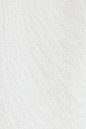 White cotton-linen polo shirt with Polo Club patch - Image 6