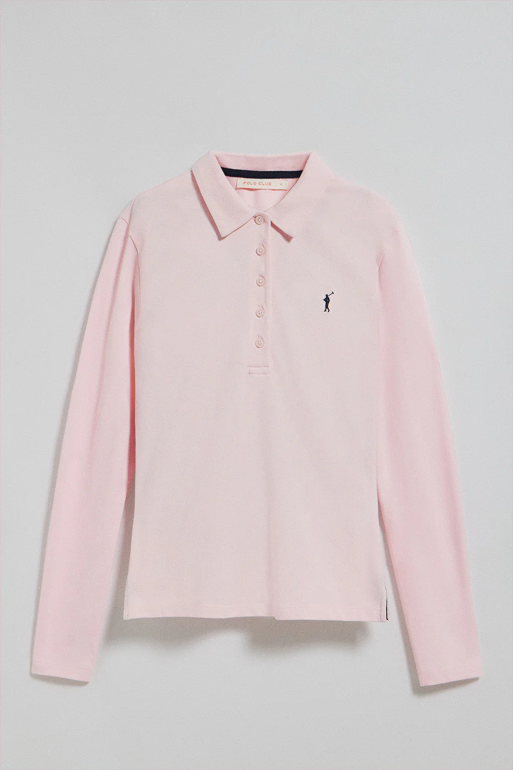 Pink five-button polo shirt Priyanka with Rigby Go embroidery - Image 6