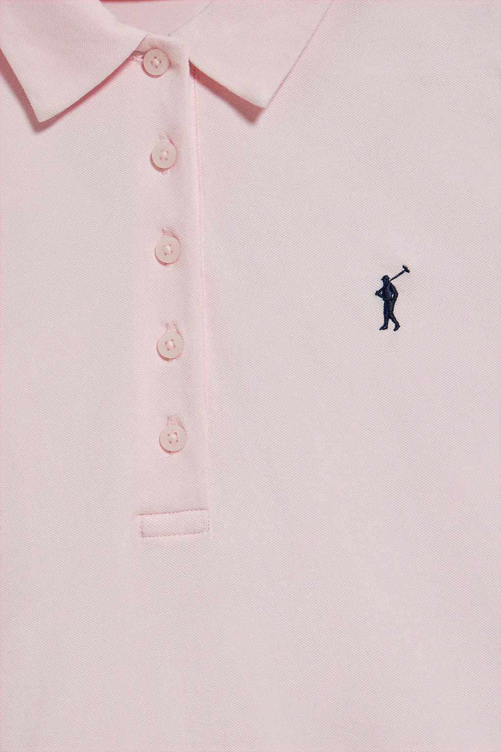 Pink five-button polo shirt Priyanka with Rigby Go embroidery - Image 7
