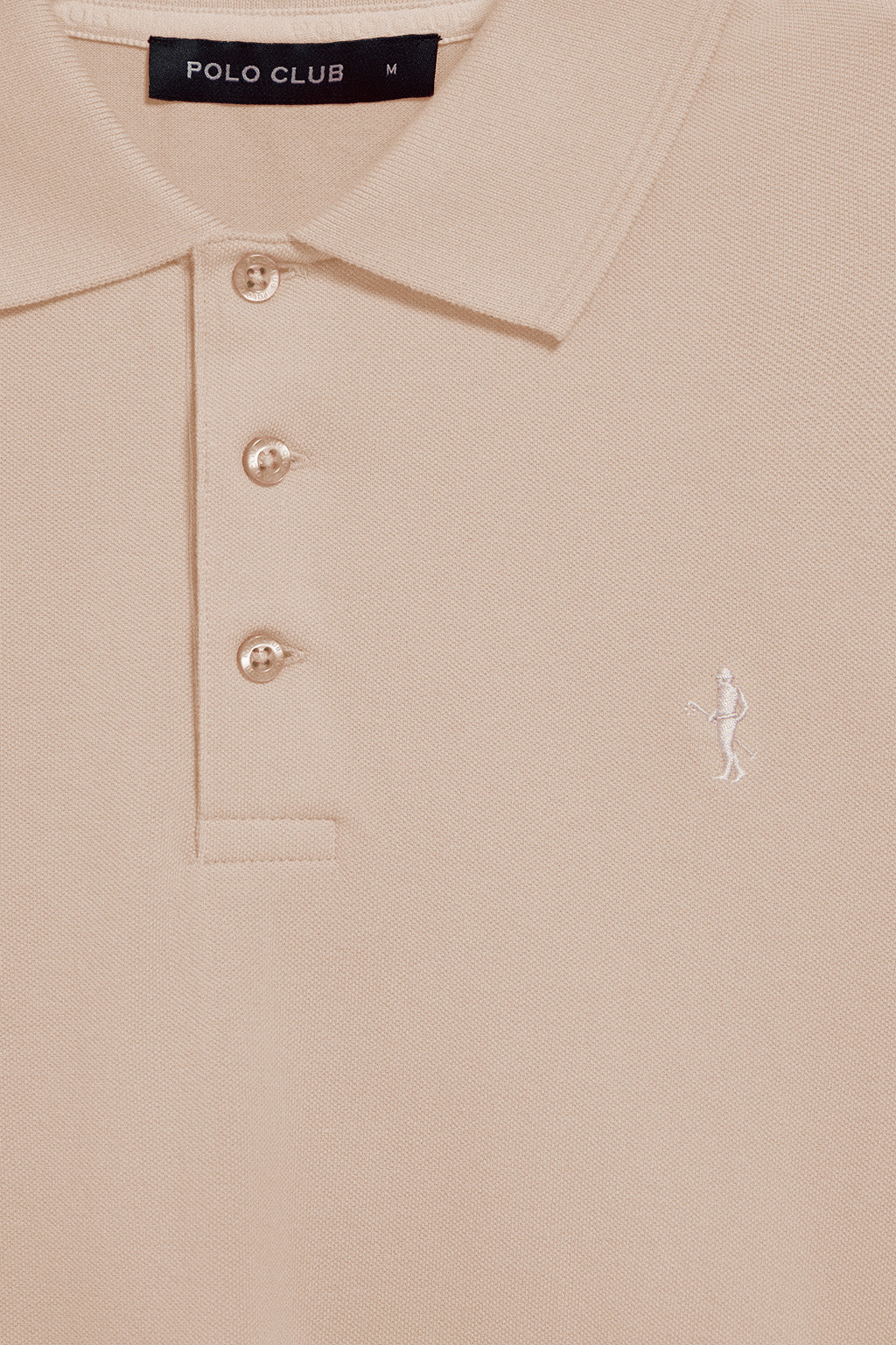 Blush-pink short-sleeve pique polo shirt with Rigby Best embroidery - Image 6