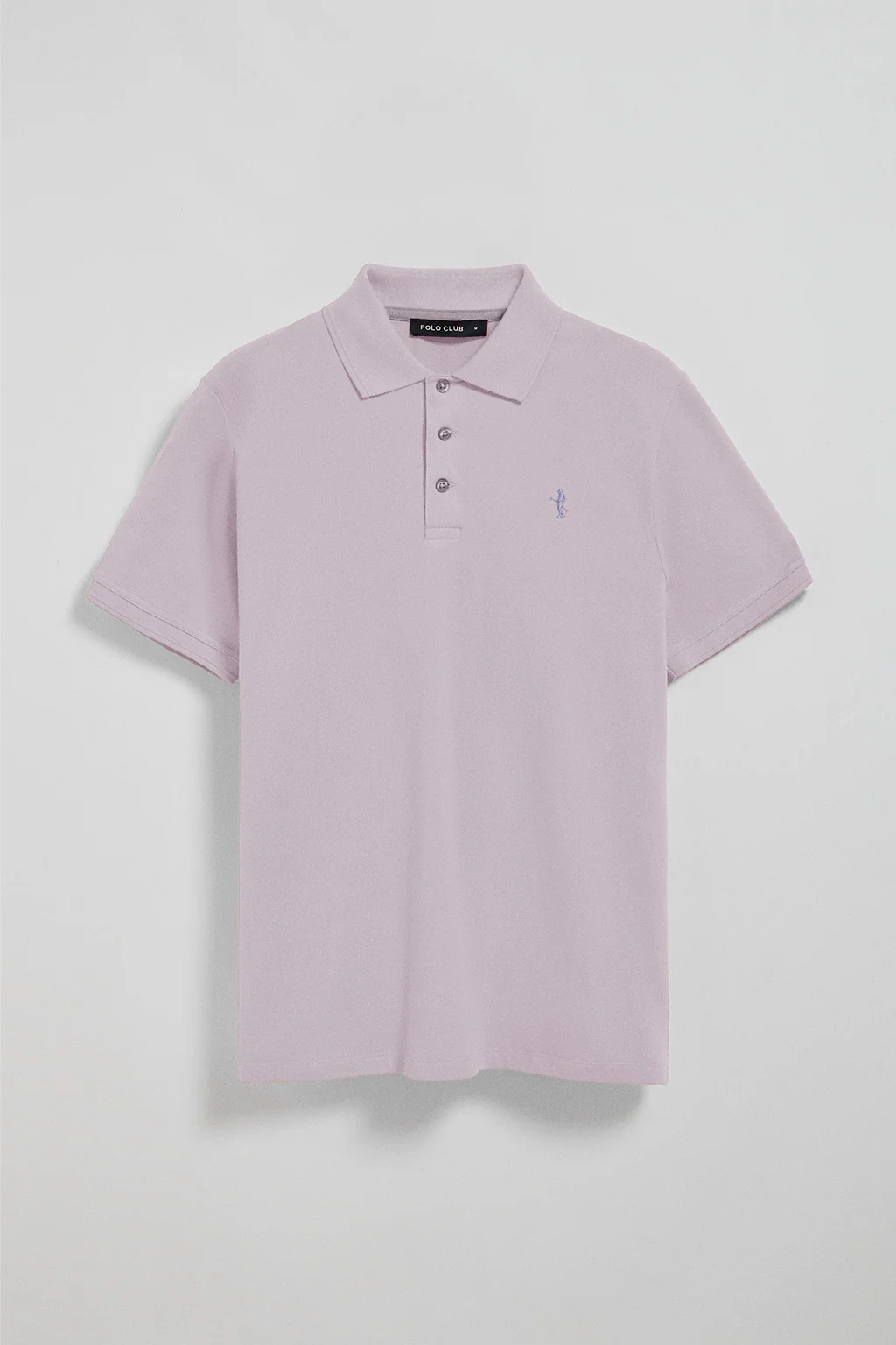 Lavender short-sleeve pique polo shirt with Rigby Best embroidery - Image 7