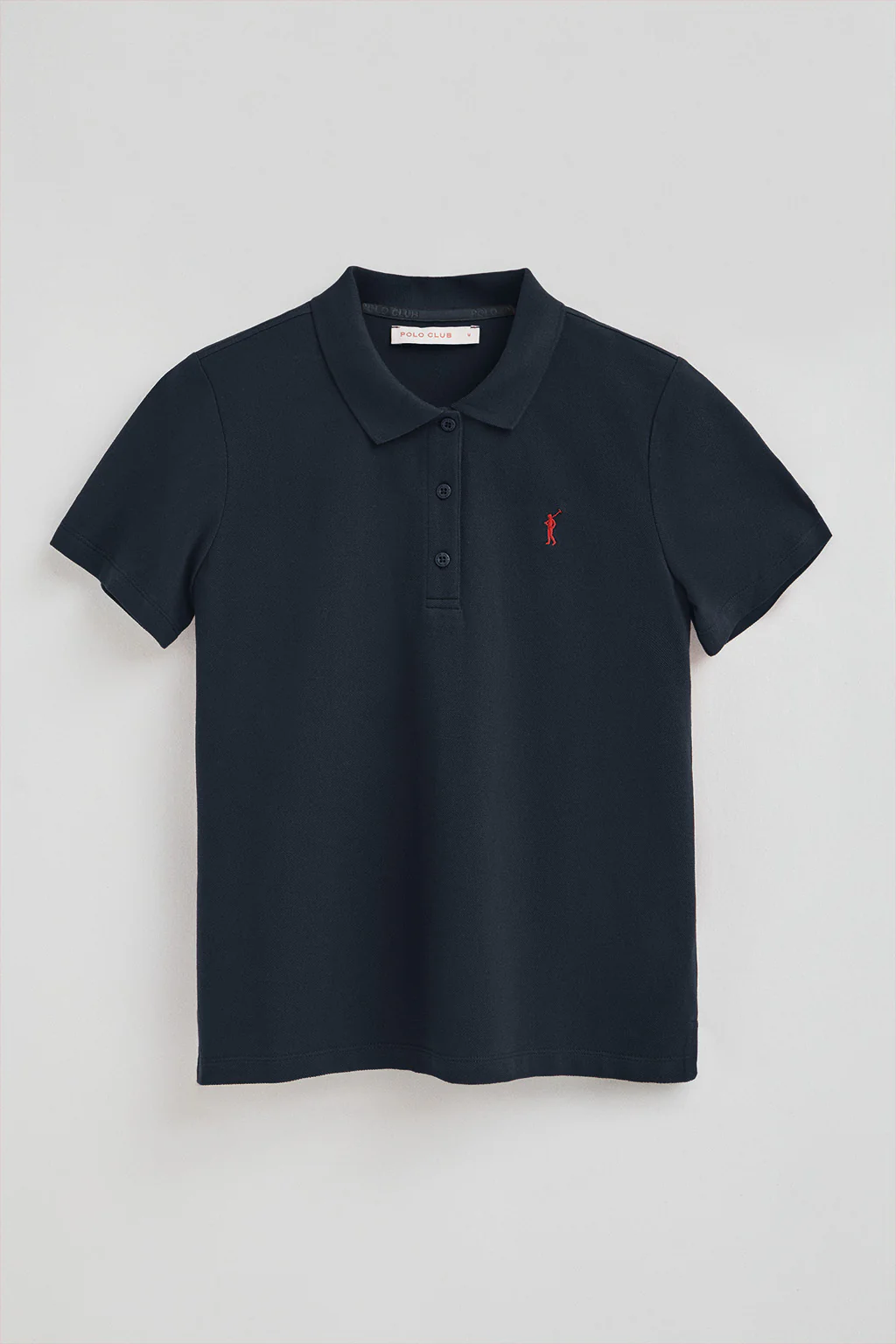 Navy-blue short-sleeve polo shirt with regular-fit and Rigby Go embroidery - Image 5