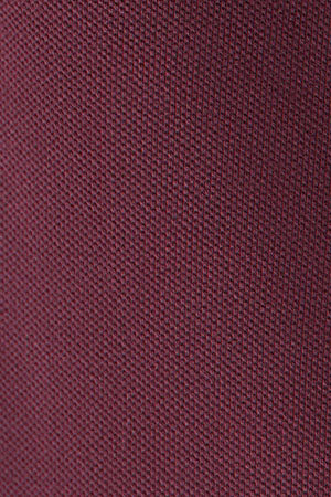 Burgundy long-sleeve polo shirt with five-button collar and Rigby Go embroidery - Image 9