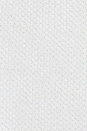 White micro-structured cotton polo shirt with Rigby Go embroidery - Image 11