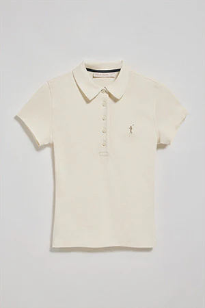 Nude five-button polo shirt Pereira with Rigby Go embroidery - Image 8