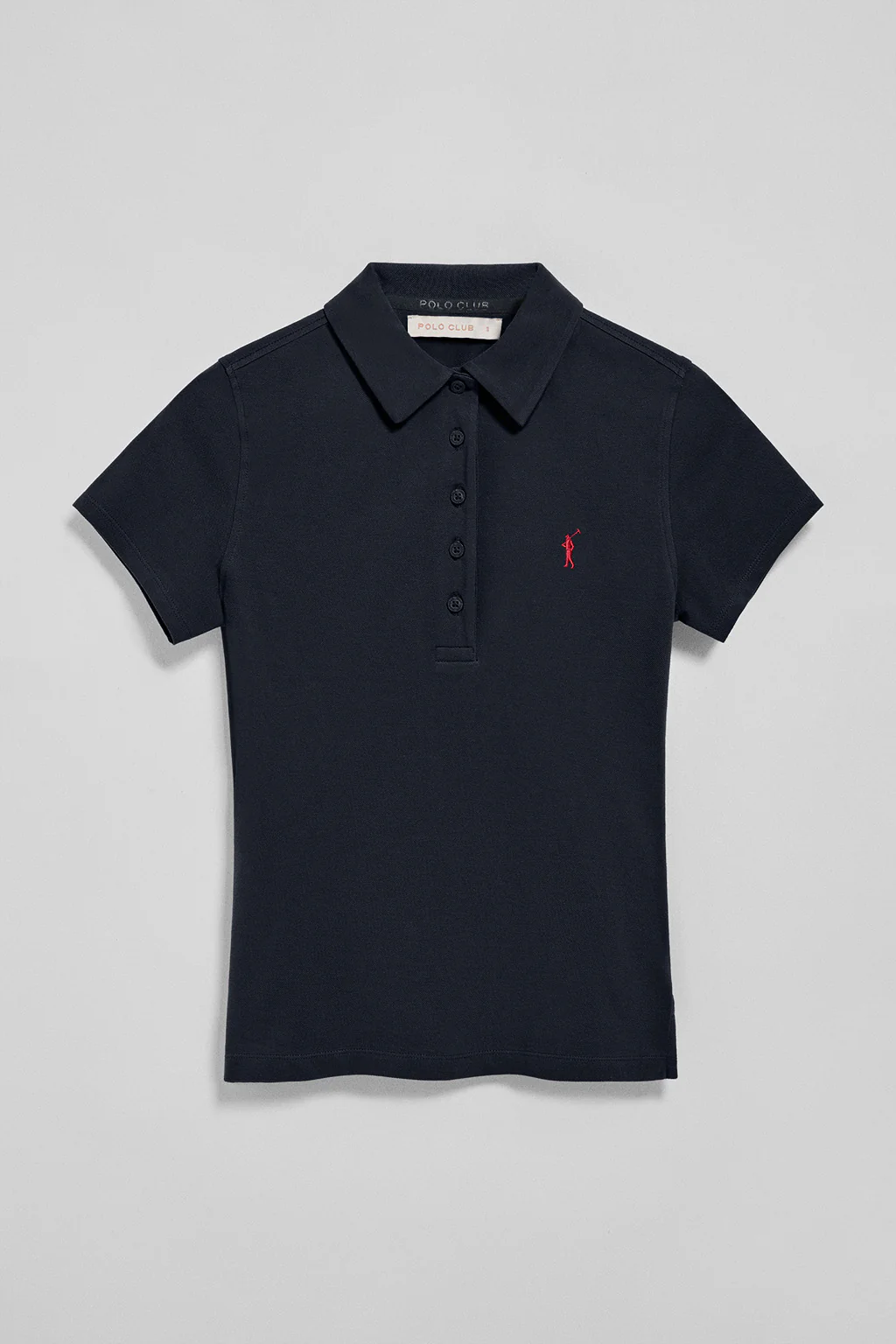 Navy-blue five-button polo shirt Pereira with Rigby Go embroidery - Image 7