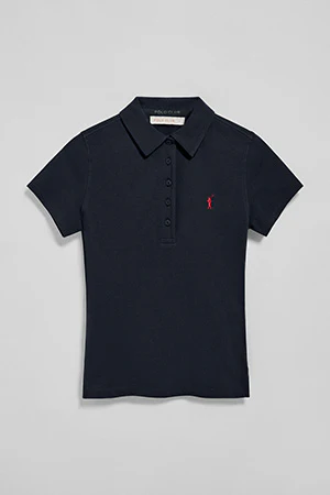 Navy-blue five-button polo shirt Pereira with Rigby Go embroidery - Image 8