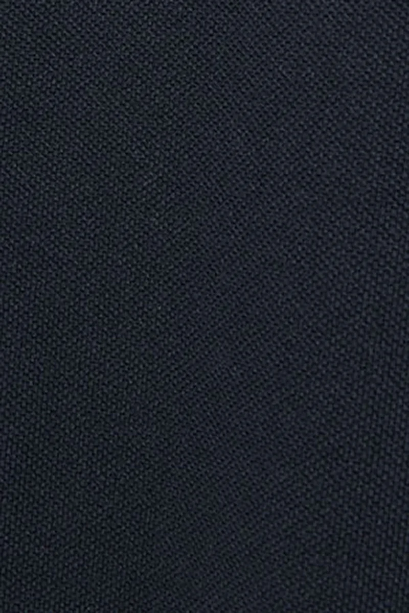 Navy-blue full-button polo shirt with Rigby Go embroidery - Image 6