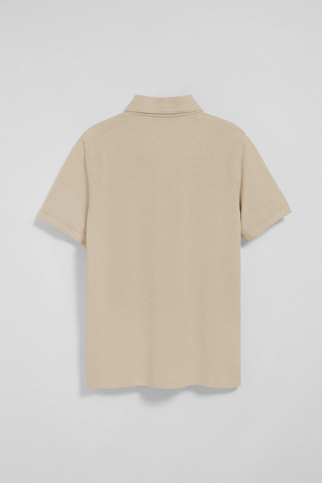 Beige polo shirt with three buttons and Rigby Go embroidered logo - Image 7
