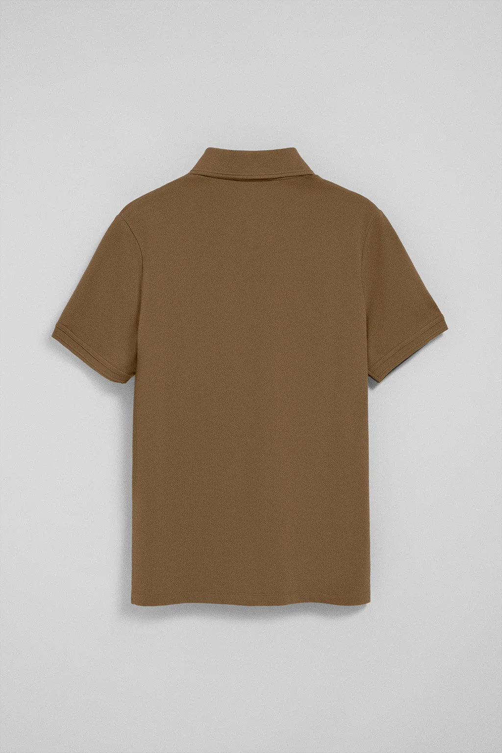 Brown polo shirt with three buttons and Rigby Go embroidered logo - Image 7