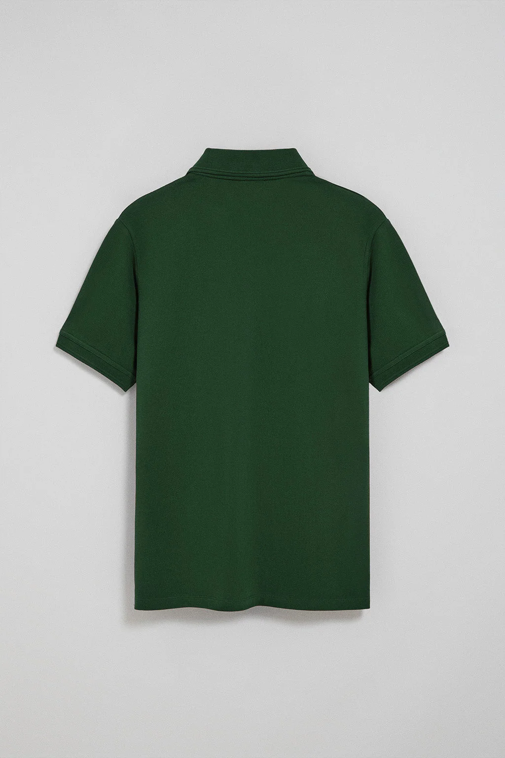 Bottle-green polo shirt with three buttons and Rigby Go embroidered logo - Image 7
