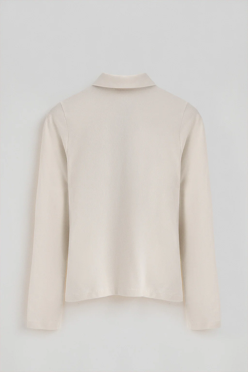 Nude polo shirt with contrast detailing and Rigby Go embroidery - Image 7