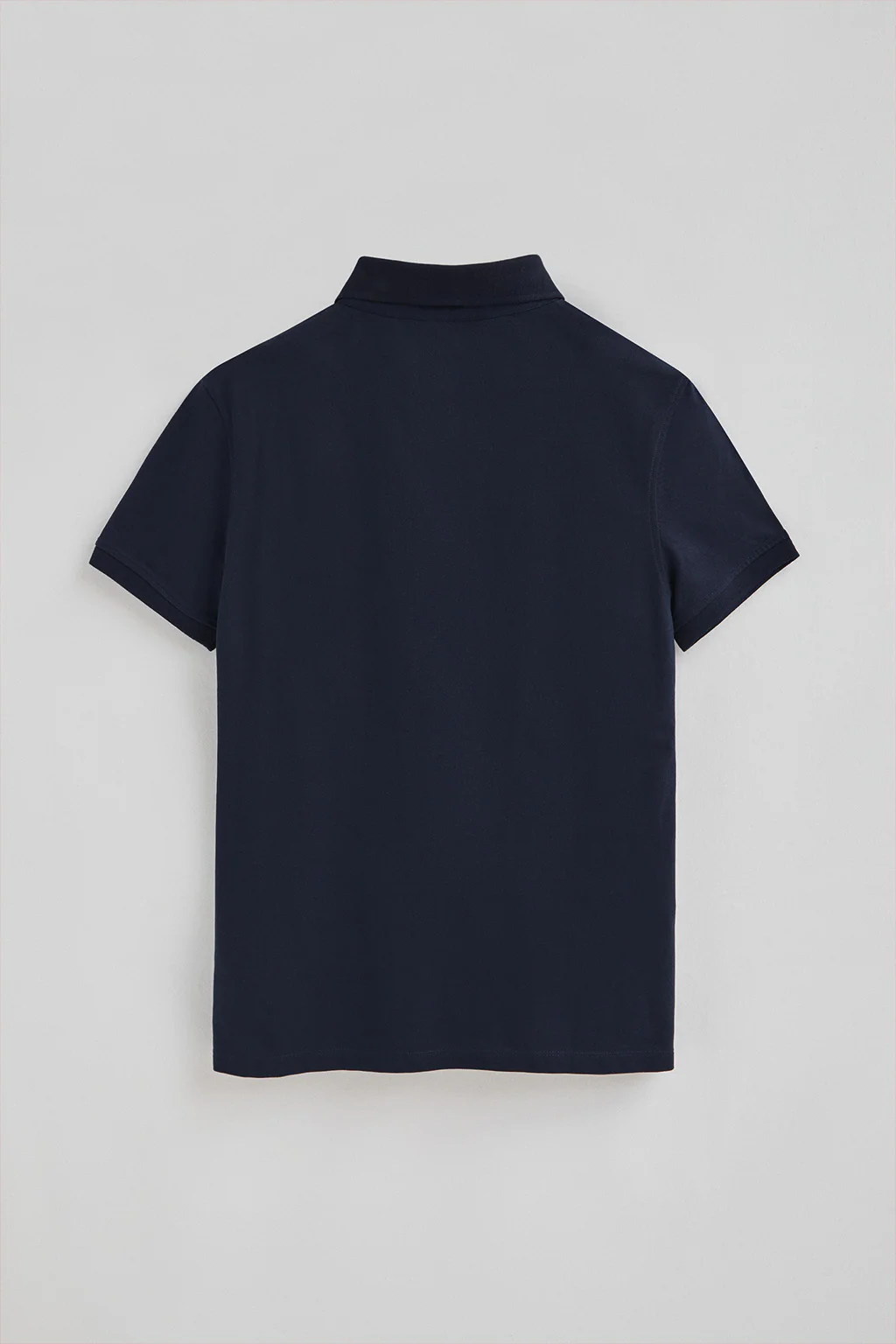 Navy-blue slim-fit pique polo shirt with Rigby Go embroidered logo - Image 7
