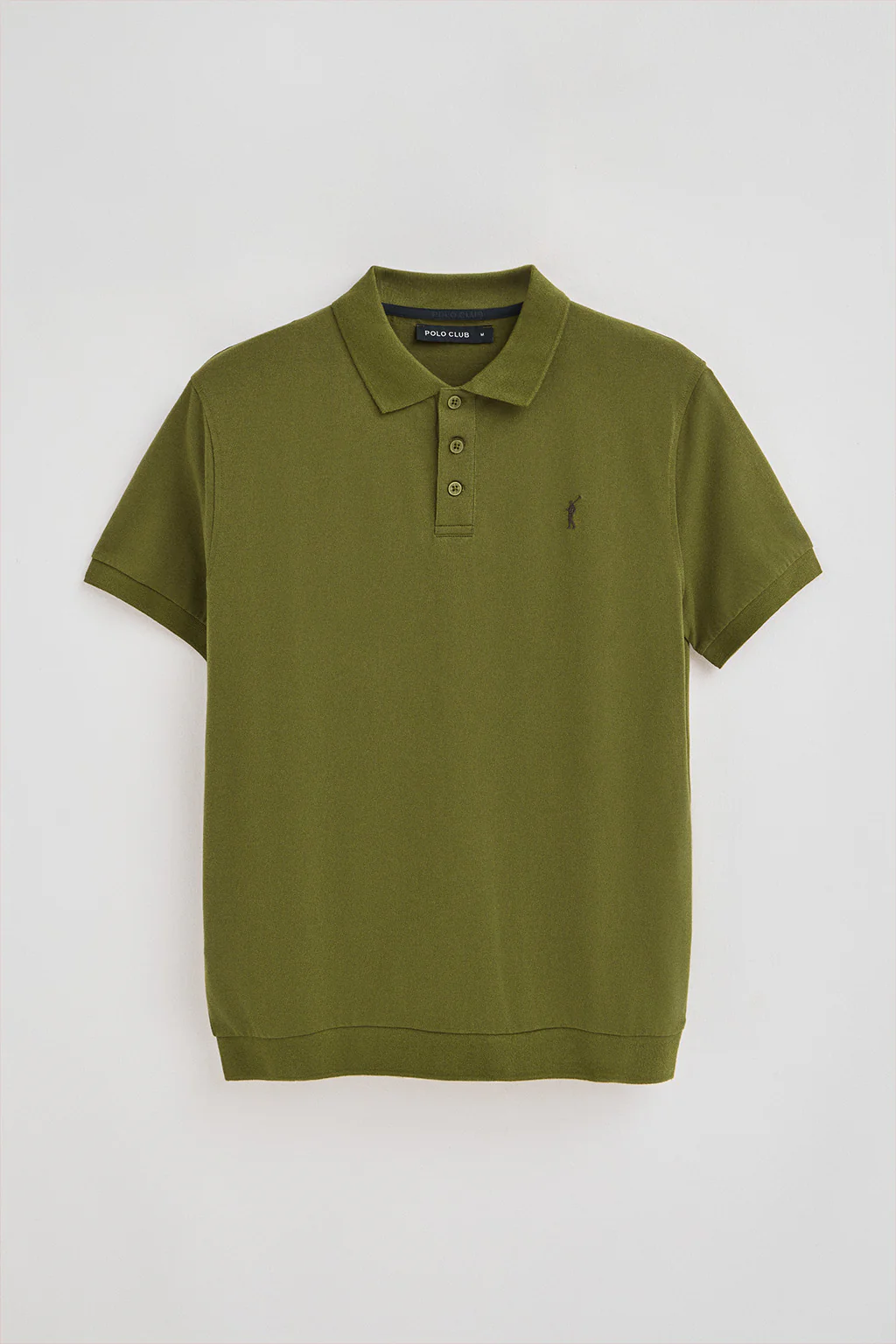 Green polo shirt with Rigby Go embroidery - Image 8