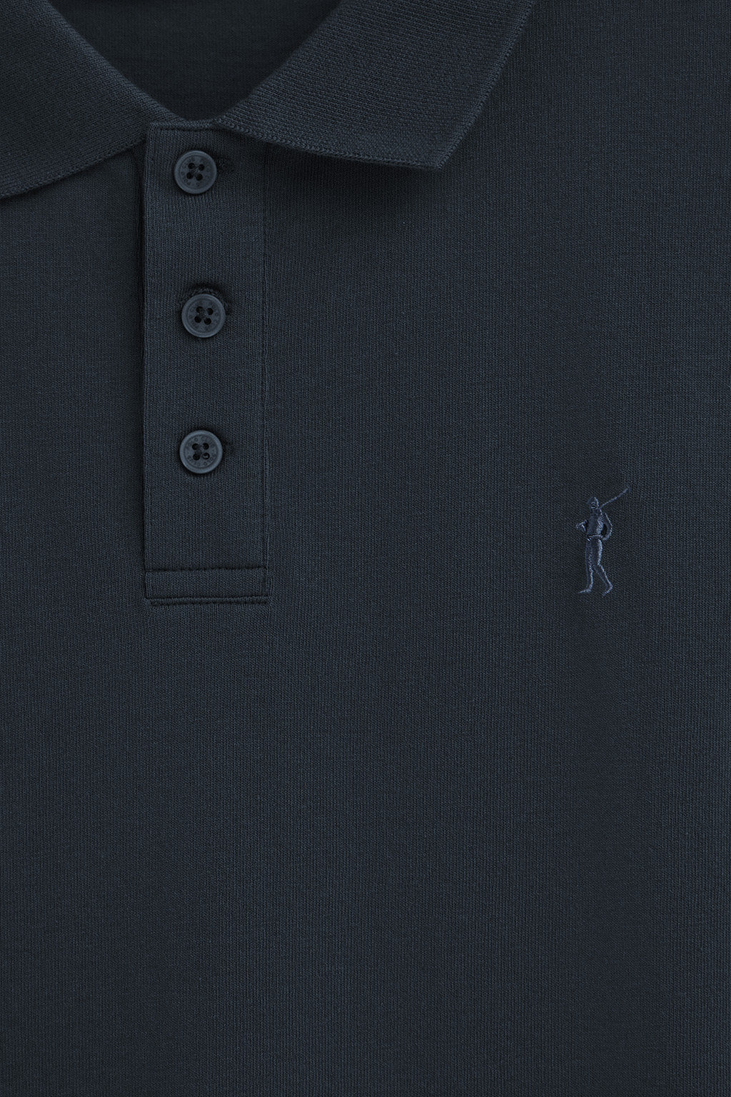 Navy-blue polo shirt with Rigby Go embroidery - Image 7