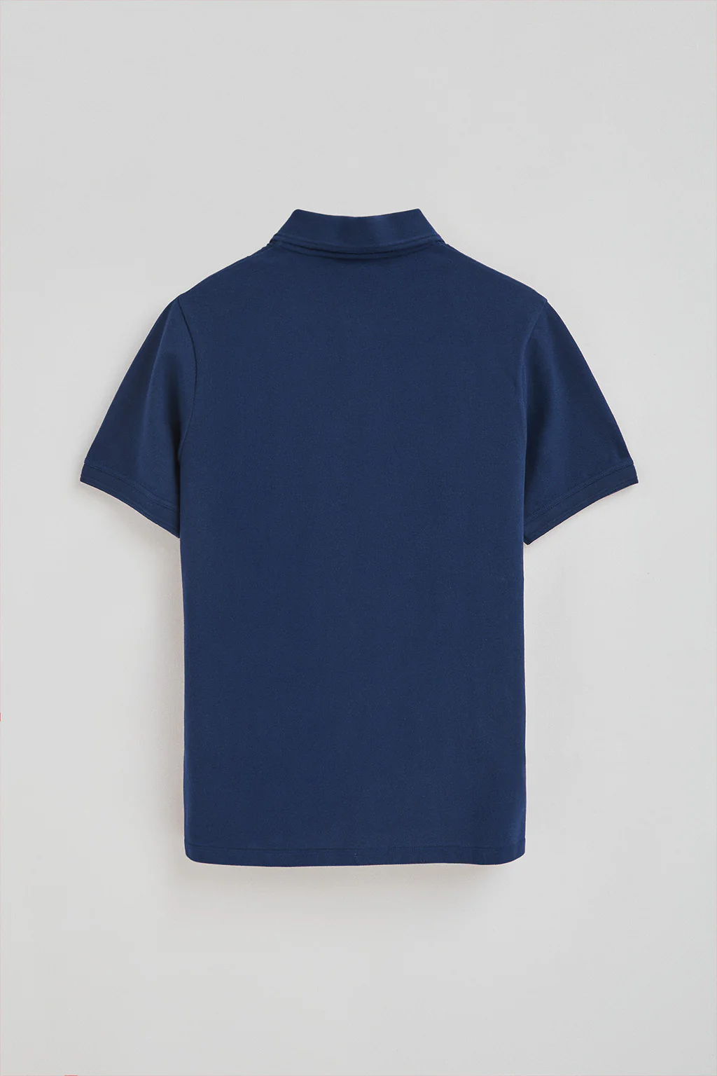 Indigo-blue pique polo shirt with Rigby Go embroidered logo - Image 7